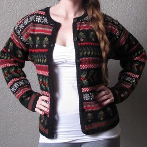 Medium Black "Ugly" Christmas Sweater